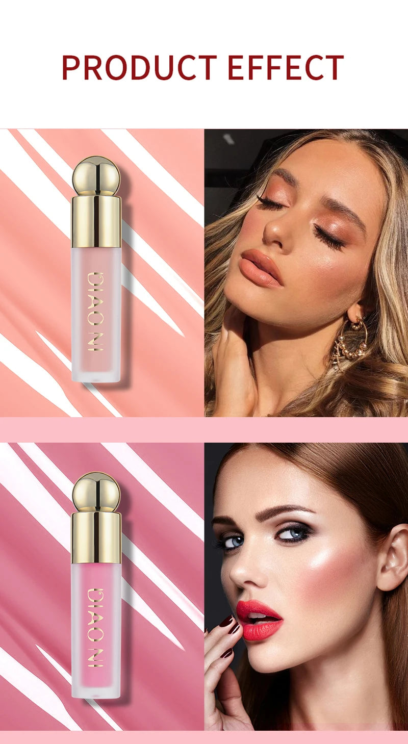 3 em 1: Blush, batom e sombra em creme