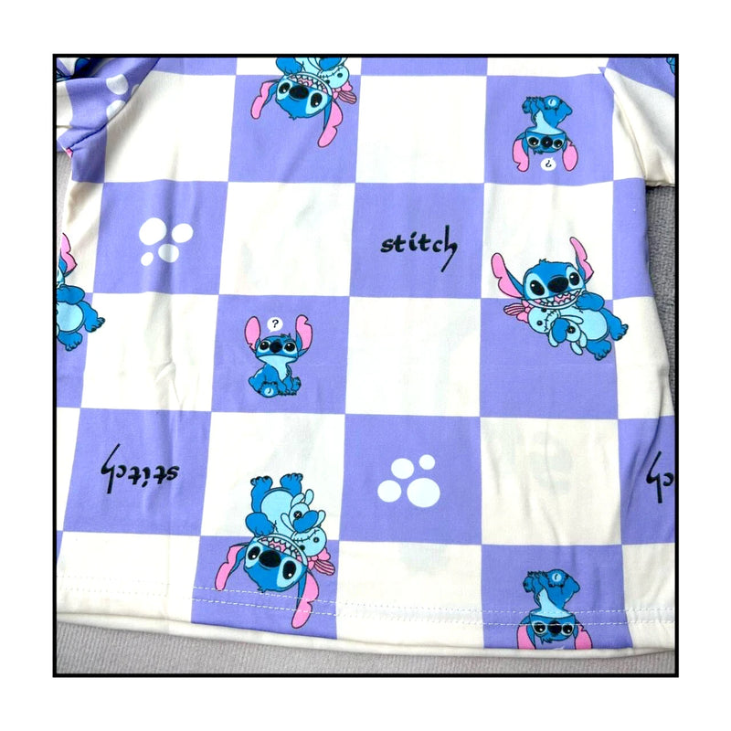 Pijamas infantil fofos do Stitch