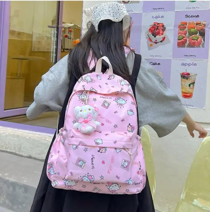 Mochila fofa Hello Kitty