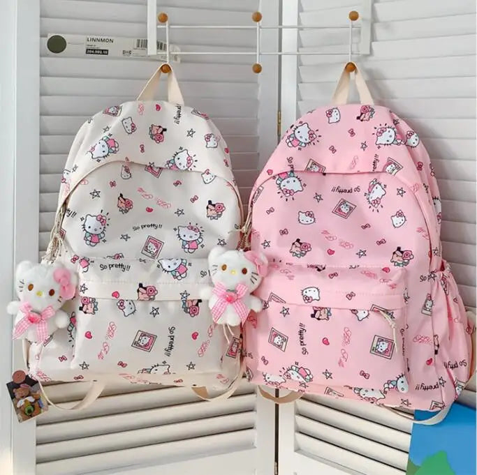 Mochila fofa Hello Kitty