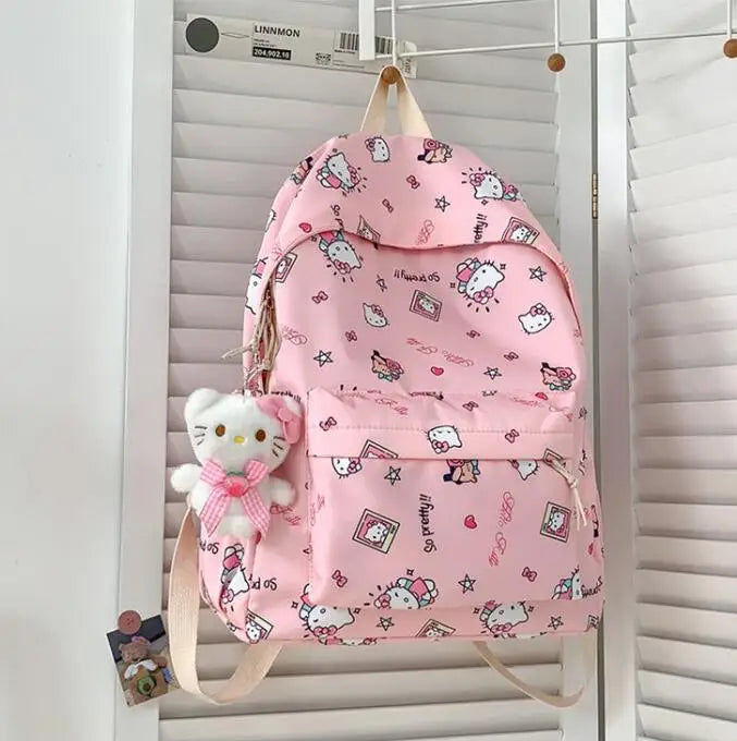 Mochila fofa Hello Kitty